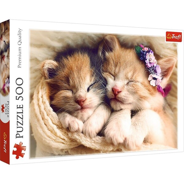Trefl -37271 Sleeping Kittens Jigsaw Puzzle - 500 Piece Trefl-37271 - main